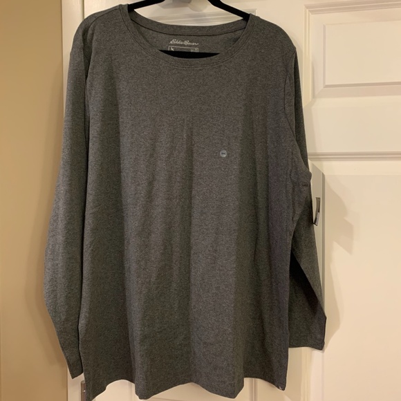 Eddie Bauer Tops - Eddie Bauer Grey Long Sleeve Shirt